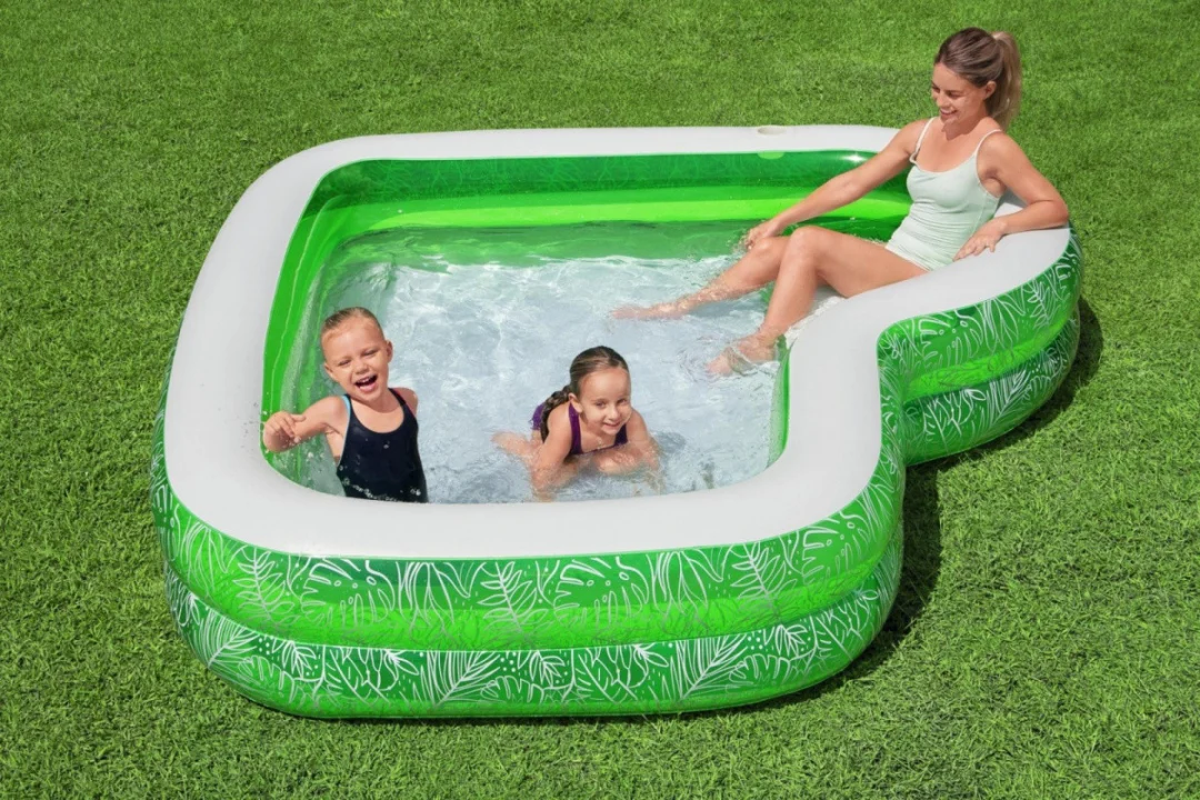 Vrtni bazen za djecu 6+ Tropical Paradise 231x51 BESTWAY + Napuhavano sjedalo + Mjesto za piće_4