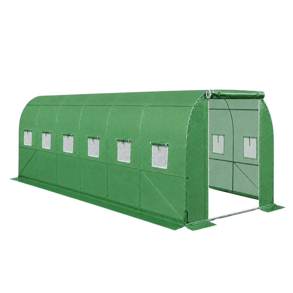 Vrtni folijski tunel za povrće PRO, 8 × 3 × 2 m, 24 m²_11