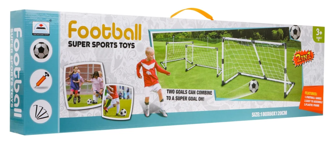 Vrtni nogometni gol 2 u 1 180 × 120 cm 3+_7