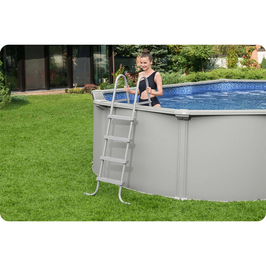 Vrtni panelni bazen za cijelu godinu 610x366x122 cm 13 u 1 Bestawy 56369_4