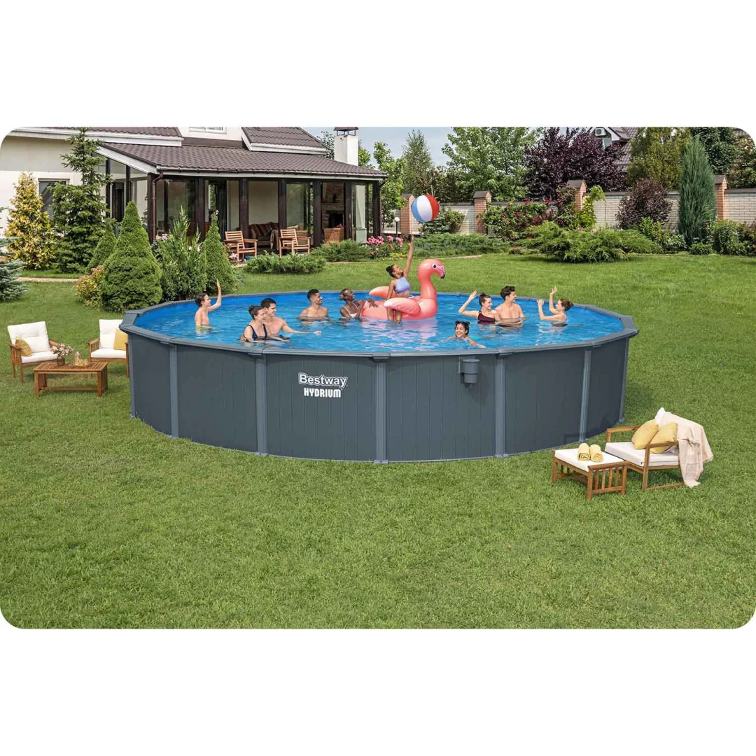 Vrtni panelni bazen za cijelu godinu 732 x 132 cm 13-u-1 Bestawy 561RP_6
