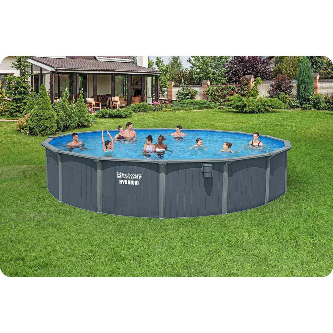 Vrtni panelni bazen za cijelu godinu 732 x 132 cm 13-u-1 Bestawy 561RP_8