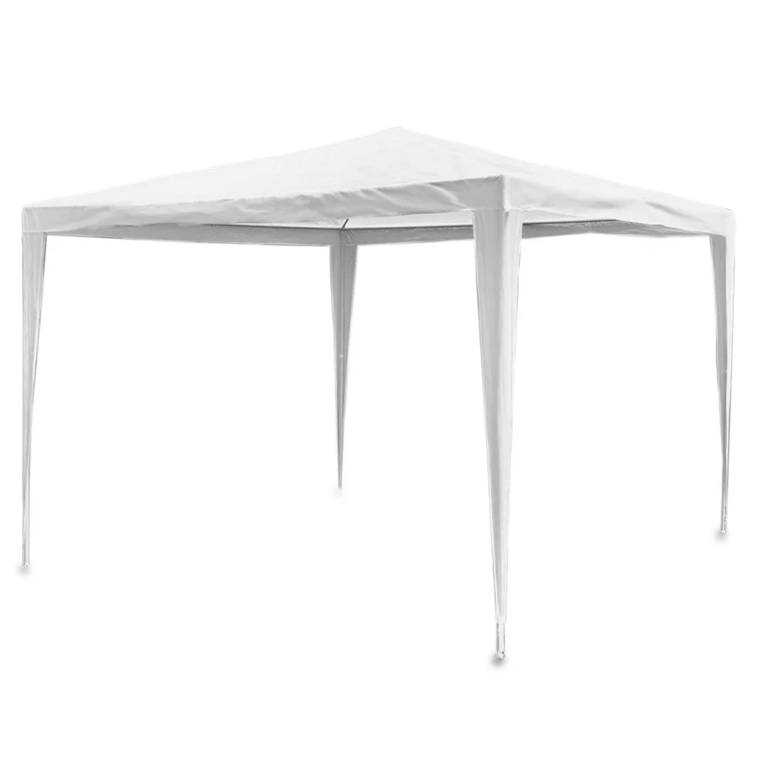 Vrtni paviljon Plonos 3 × 3 m bijeli 4936_2