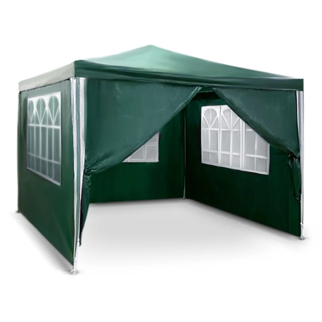 Vrtni paviljon Plonos 3 × 3 m zeleni 4935_1