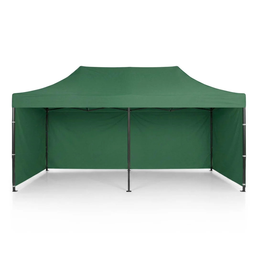 Vrtni paviljon Plonos 3 × 6 m s 3 zida, zeleni_5