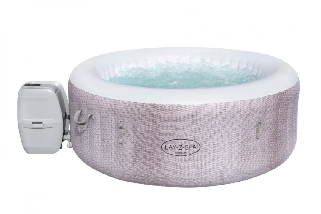 Vrtni spa centar Cancun Lay-Z-Spa AirJet BESTWAY za 4 osobe + pumpa, filter + navlaka_4
