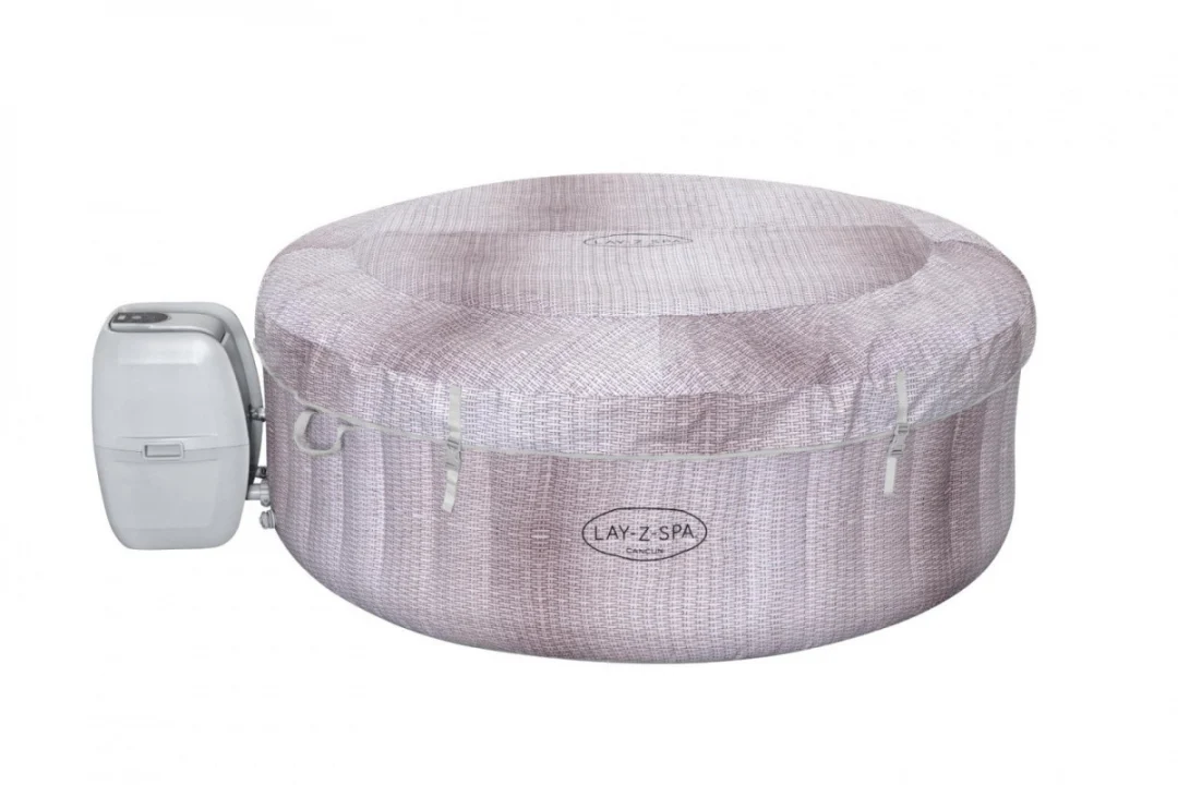 Vrtni spa centar Cancun Lay-Z-Spa AirJet BESTWAY za 4 osobe + pumpa, filter + navlaka_6