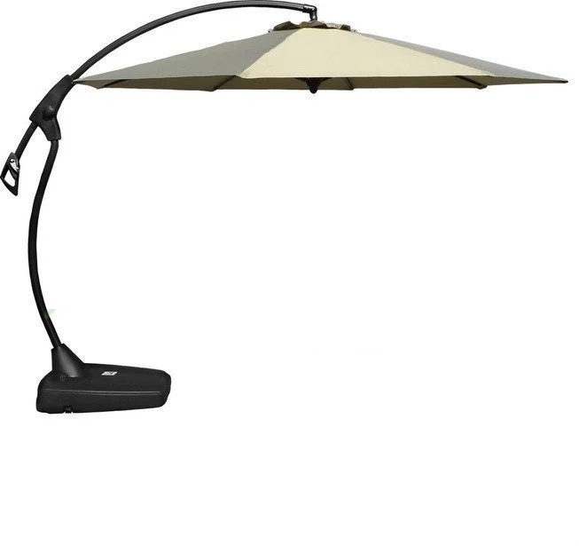 Vrtni suncobran Ø 350 cm s bazom_1