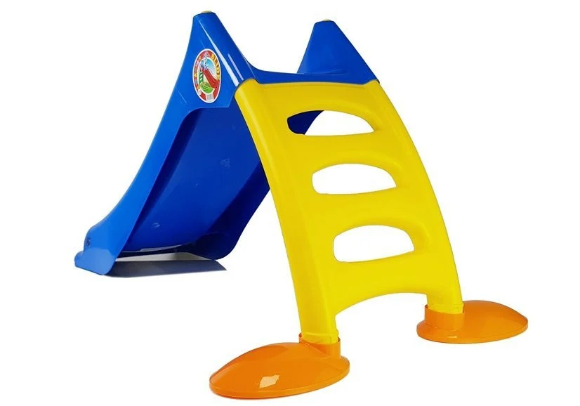 Vrtni tobogan s 3 stepenice 130 cm, plavi_2