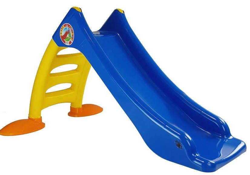 Vrtni tobogan s 3 stepenice 130 cm, plavi_3
