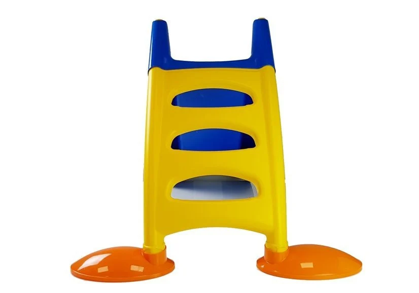 Vrtni tobogan s 3 stepenice 130 cm, plavi_4