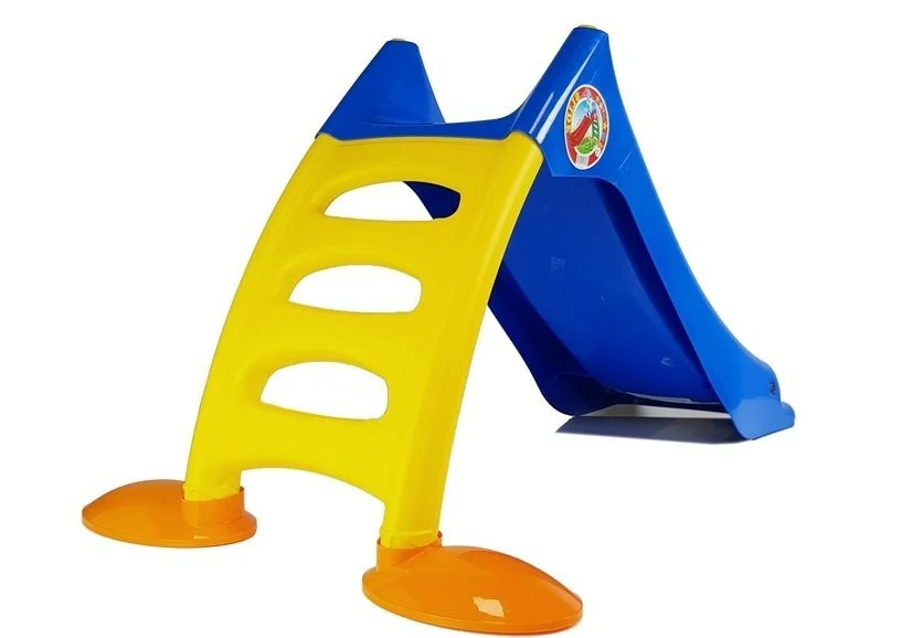 Vrtni tobogan s 3 stepenice 130 cm, plavi_5
