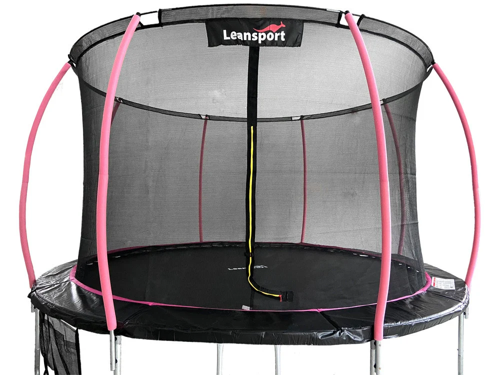 Vrtni trampolin LEAN Sport Max 16 ft, crno-roza_2