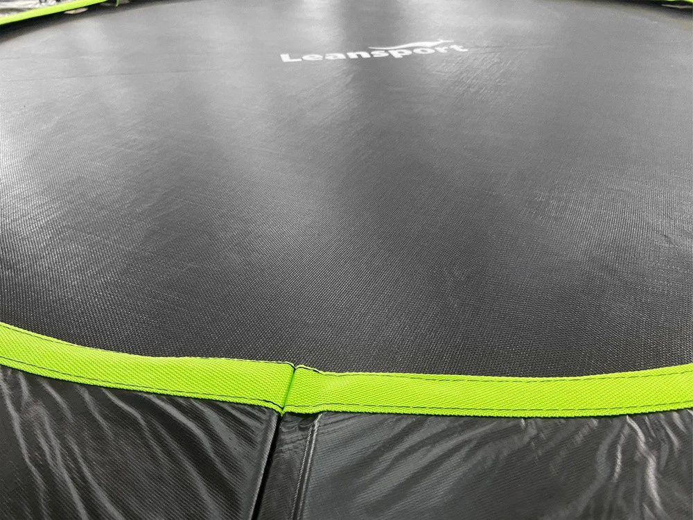 Vrtni trampolin LEAN Sport Max Ø 305 cm (10 stopa), crno-zeleni_2