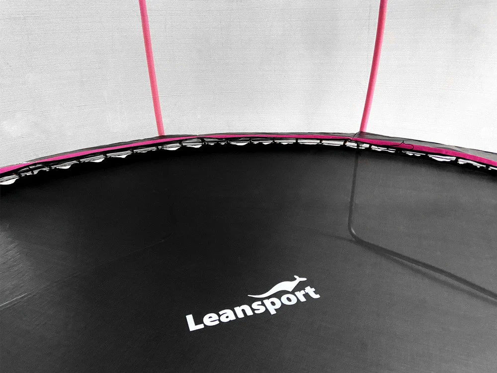 Vrtni trampolin LEAN Sport Max Ø 366 cm, crno-ružičasti_4