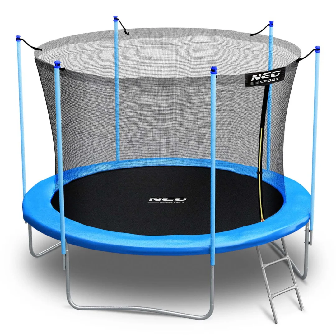 Vrtni trampolin Neo-Sport 183 cm, 6 ft, unutarnja mreža i ljestve_2