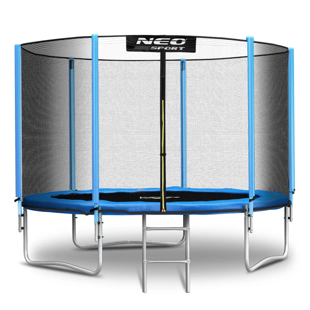 Vrtni trampolin Neo-Sport 183 cm, 6 ft, vanjska mreža i ljestve_1