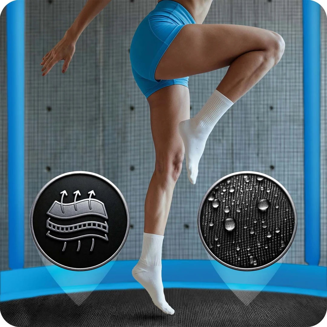 Vrtni trampolin Neo-Sport 252 cm, 8 ft, unutarnja mreža i ljestve_13