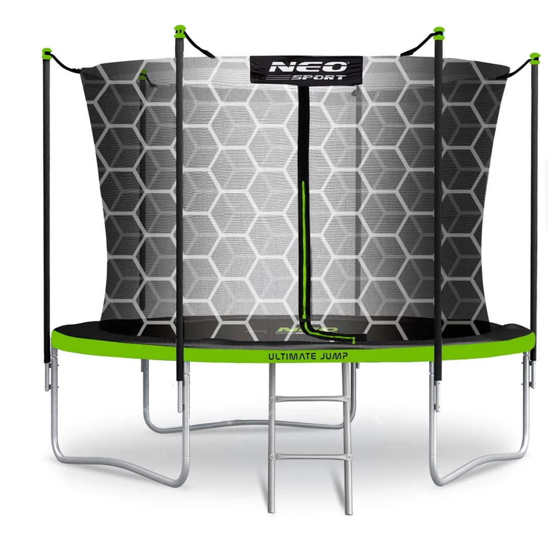 Vrtni trampolin Neo-Sport NS-06W231 183 cm, 6 ft, unutarnja mreža i ljestve_1