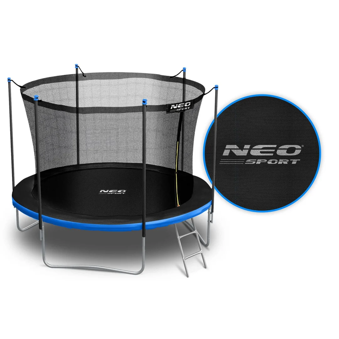 Vrtni trampolin Neo-Sport NS-06W241 183 cm, 6 ft, unutarnja mreža i ljestve_4
