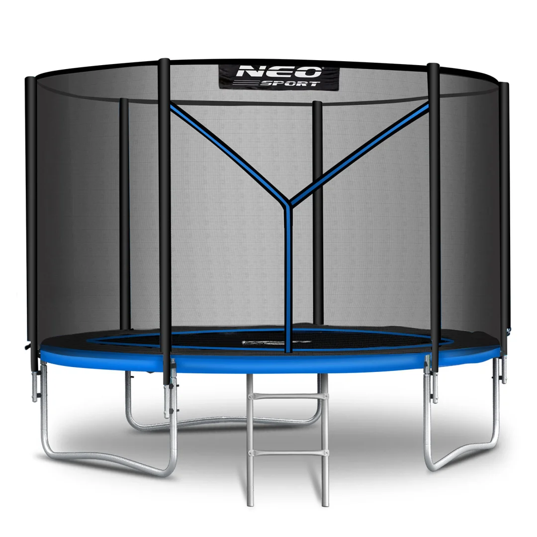 Vrtni trampolin Neo-Sport NS-06Z221 183 cm, 6 ft, vanjska mreža i ljestve_1