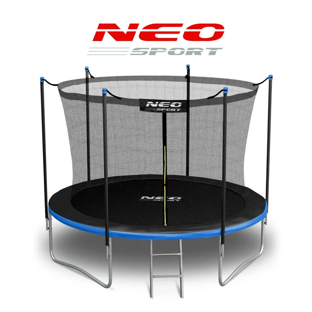 Vrtni trampolin Neo-Sport NS-08W241 252 cm, 8 ft, unutarnja mreža i ljestve_11