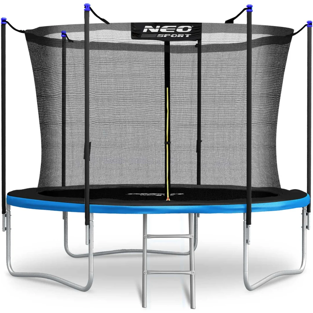 Vrtni trampolin Neo-Sport NS-08W241 252 cm, 8 ft, unutarnja mreža i ljestve_12