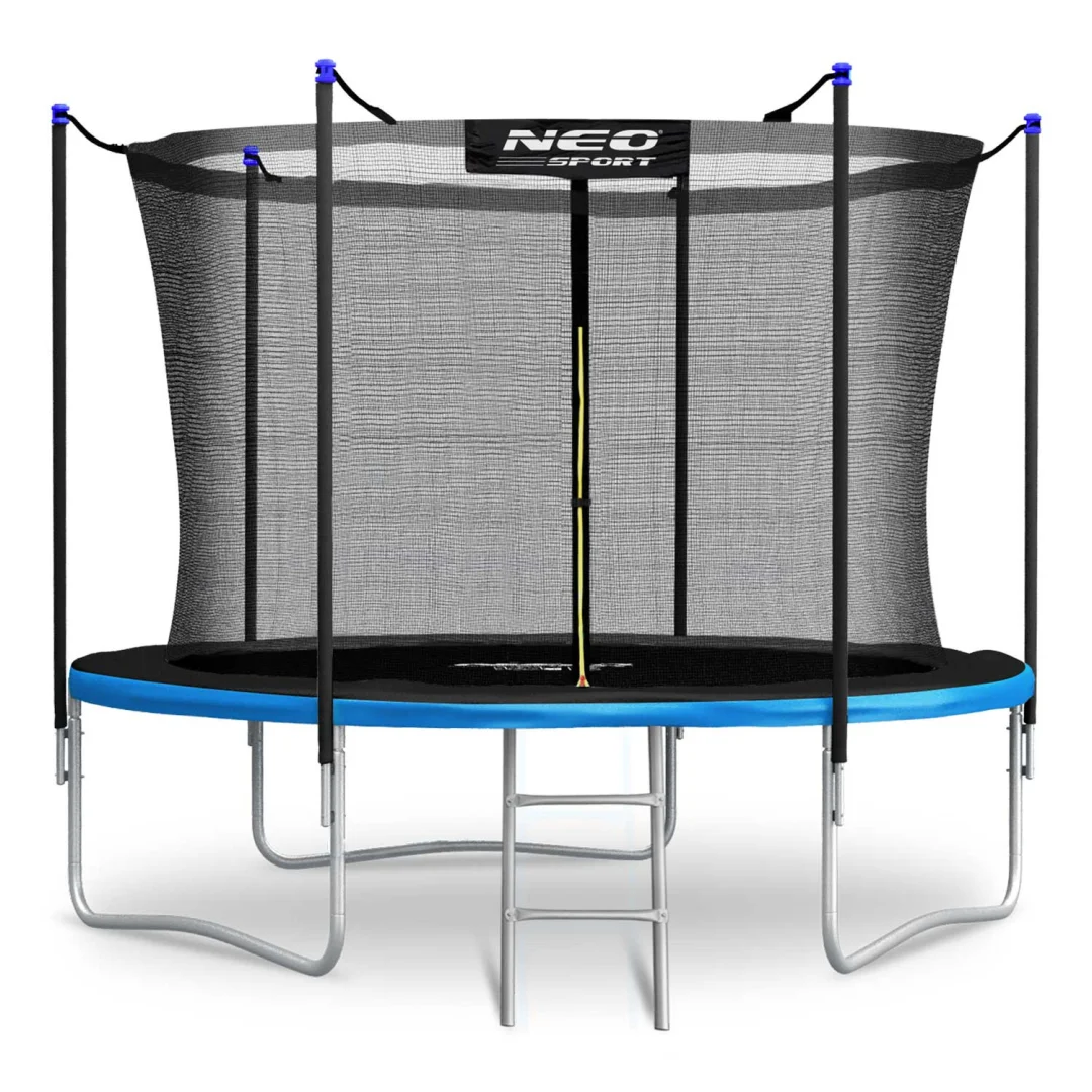 Vrtni trampolin Neo-Sport NS-08W241 252 cm, 8 ft, unutarnja mreža i ljestve_3