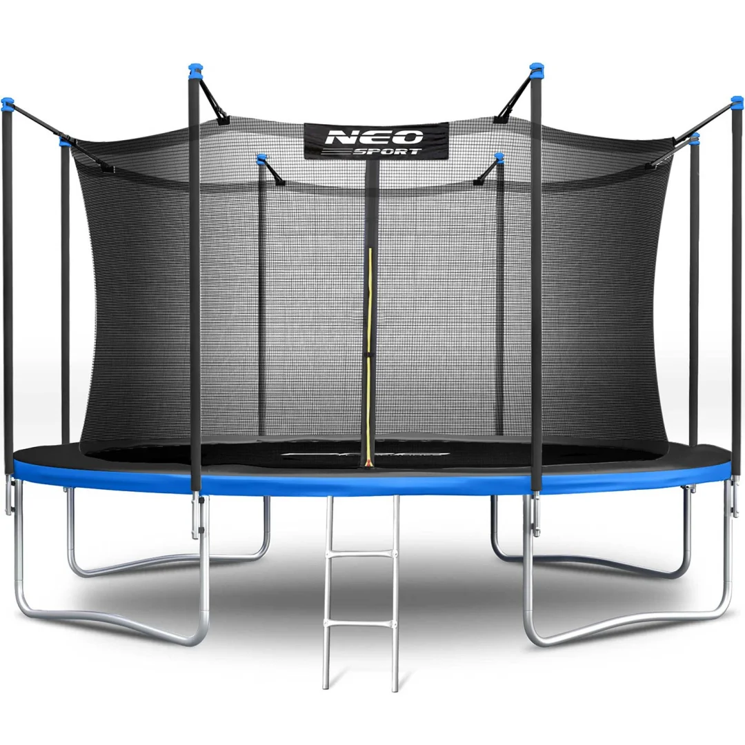 Vrtni trampolin Neo-Sport, Ø 465 cm (15 ft), unutarnja mreža i ljestve_1
