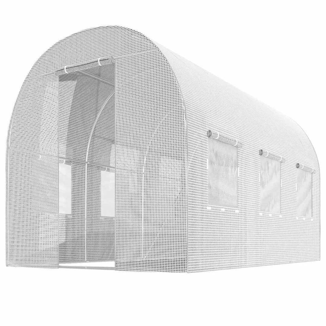 Vrtni tunel 2 x 3 m (6 m2) bijeli Plonos_3