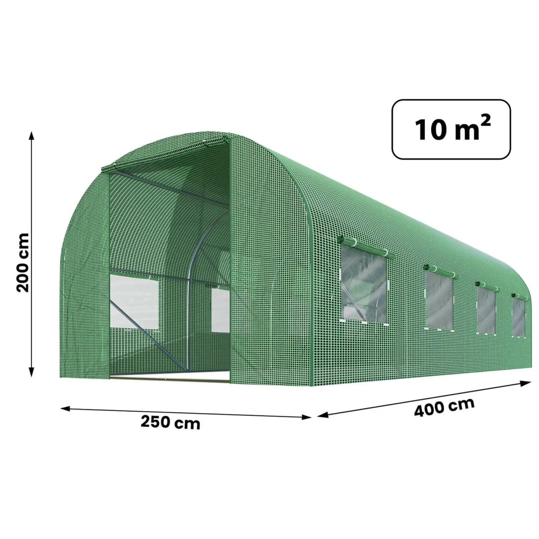 Vrtni tunel 2,5 x 4 m (10 m2) Plonos, siva_4