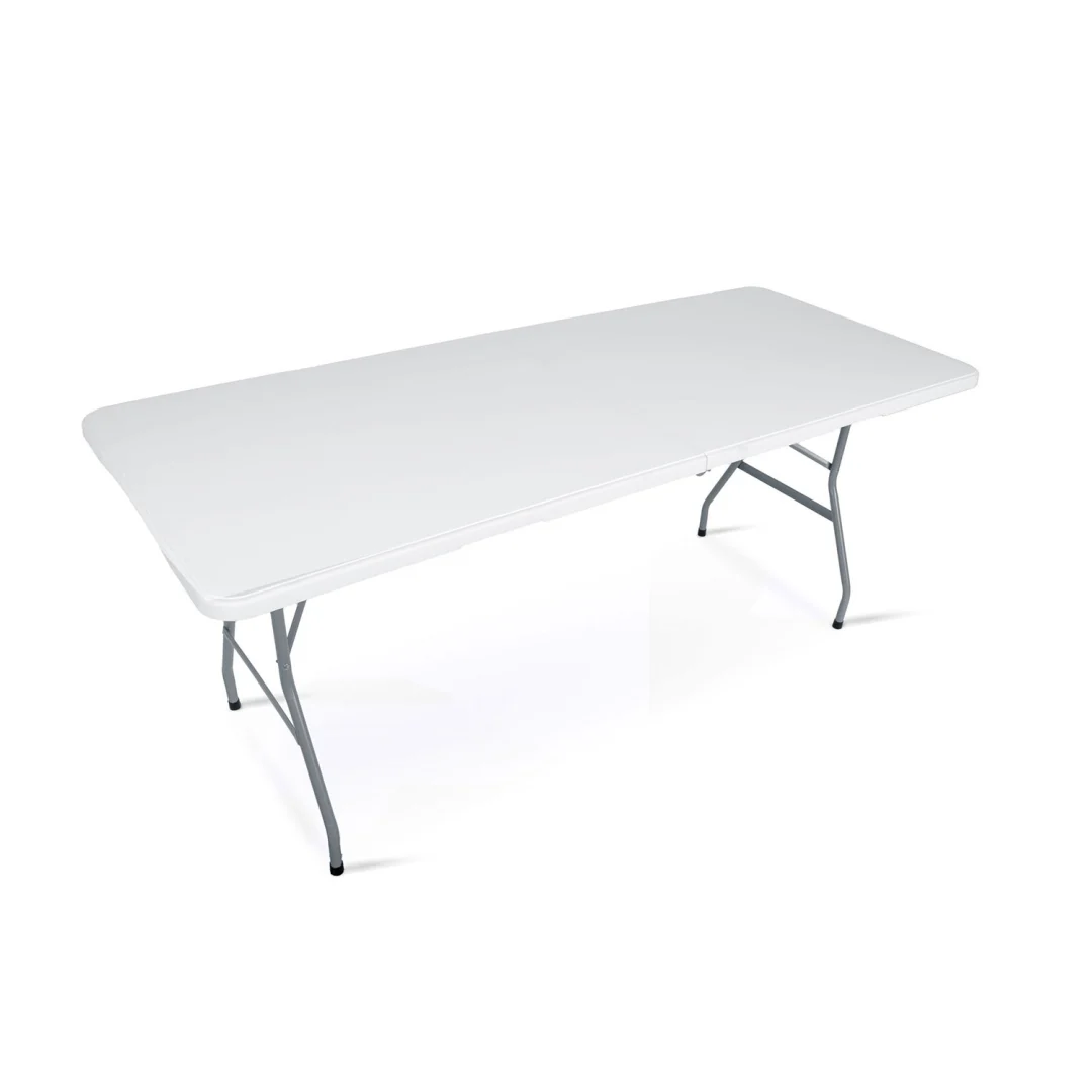 Vrtni ugostiteljski set Plonos, stol + 2 klupe, 180 cm, bijeli_6