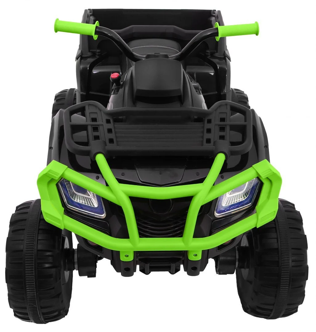XL ATV Quad na baterije za djecu crno-zeleni + 4x4 pogon + nosač za prtljagu + spori start + EVA quad na akumulator_13