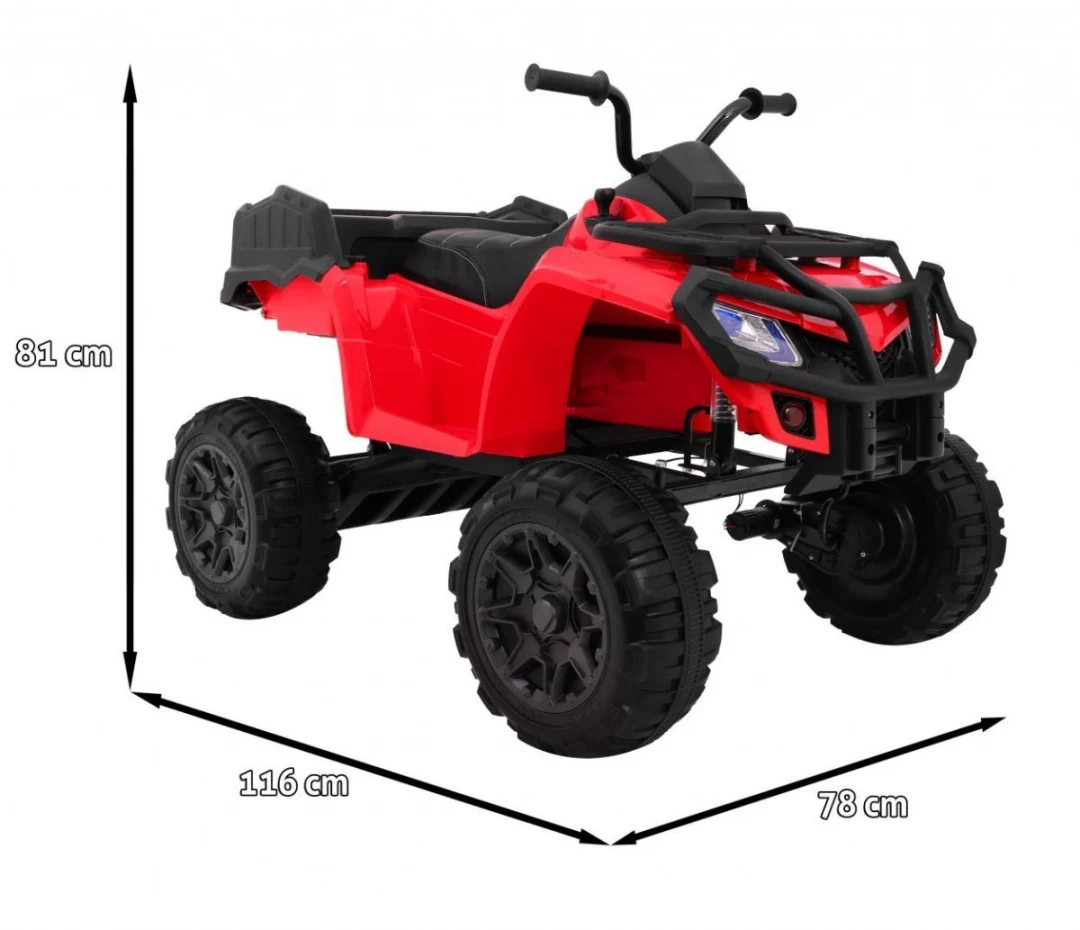 XL ATV quad 4x4 na akumulator, crveni_2