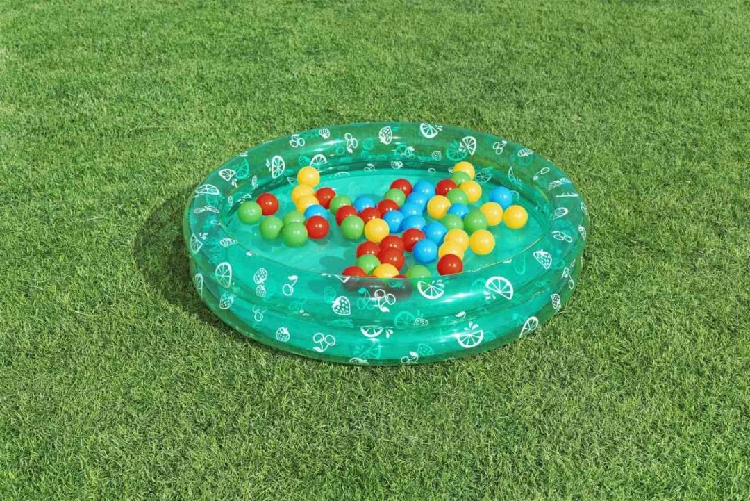 Zeleni bazen 91x20cm + BESTWAY loptice_7