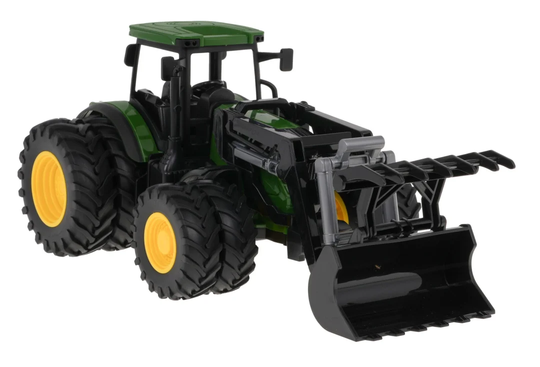 Zeleni traktor 1:24 s hvataljkom 3+_2