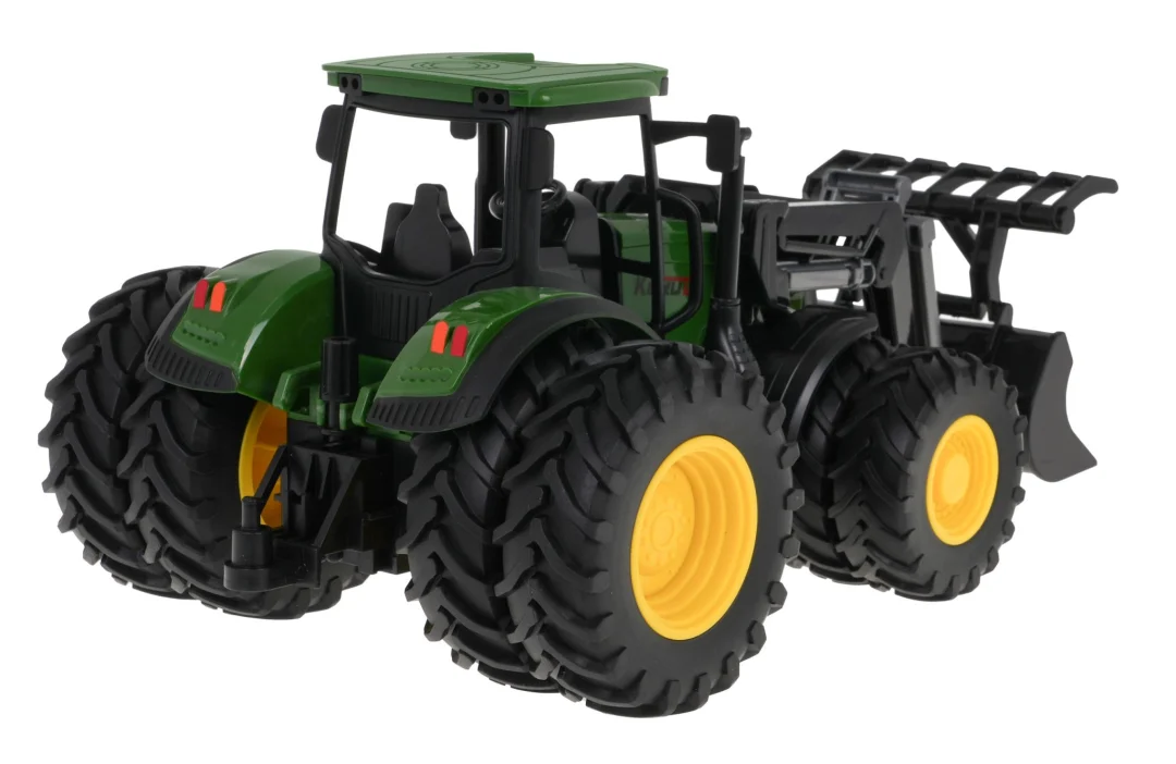 Zeleni traktor 1:24 s hvataljkom 3+_4