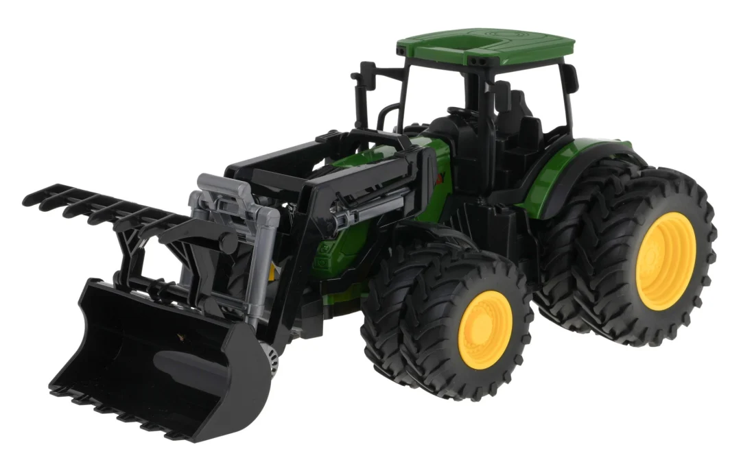 Zeleni traktor 1:24 s hvataljkom 3+_5