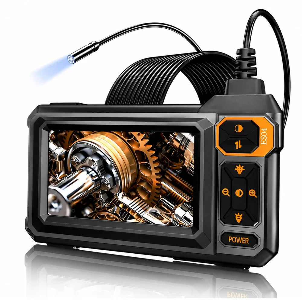 Žičana endoskopska inspekcijska kamera s 8 LED dioda LCD 4,3'' IP67_2