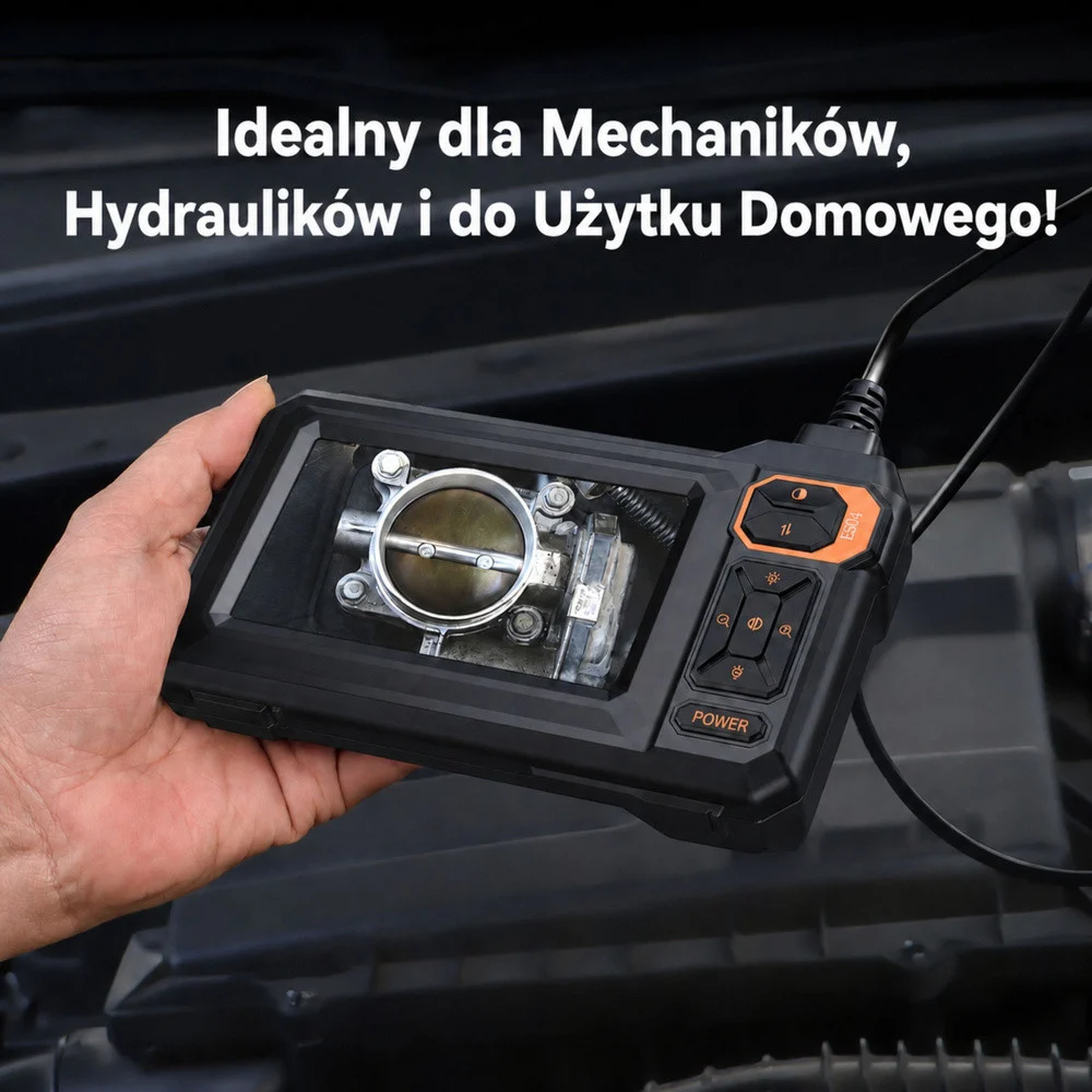 Žičana endoskopska inspekcijska kamera s 8 LED dioda LCD 4,3'' IP67_3
