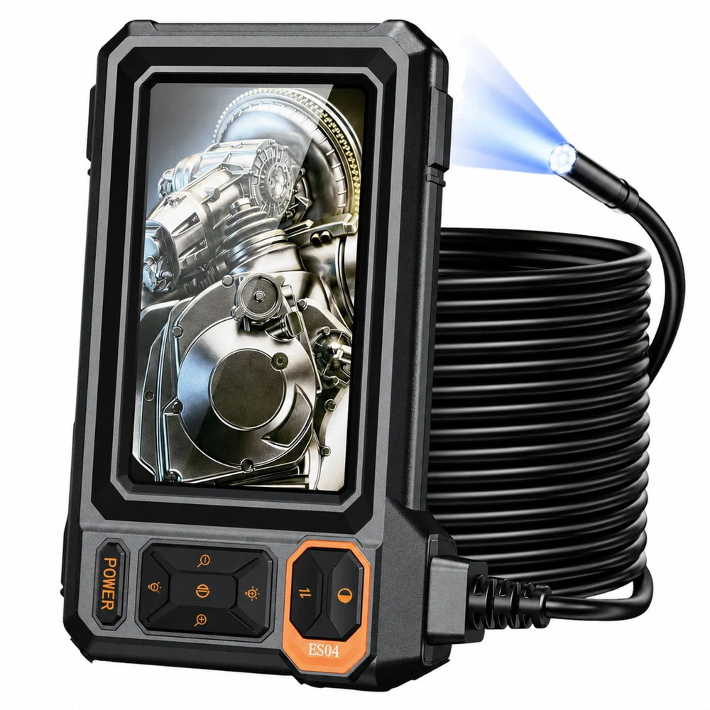 Žičana endoskopska inspekcijska kamera s 8 LED dioda LCD 4,3'' IP67_5
