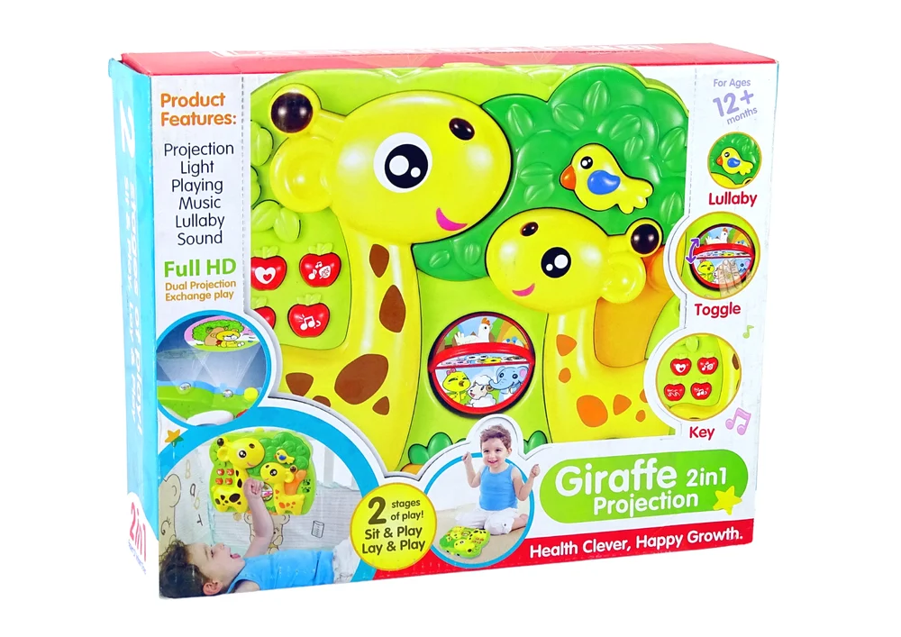 Žirafa 2u1 projektor - privjesak za krevetić za bebe_4