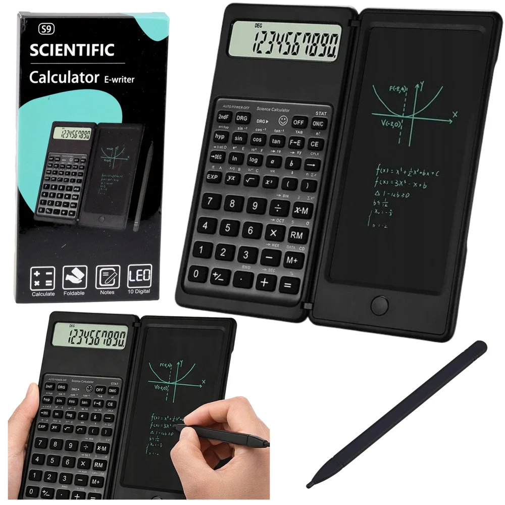 Znanstveni kalkulator s LCD tabletom i olovkom 10 znamenki_1