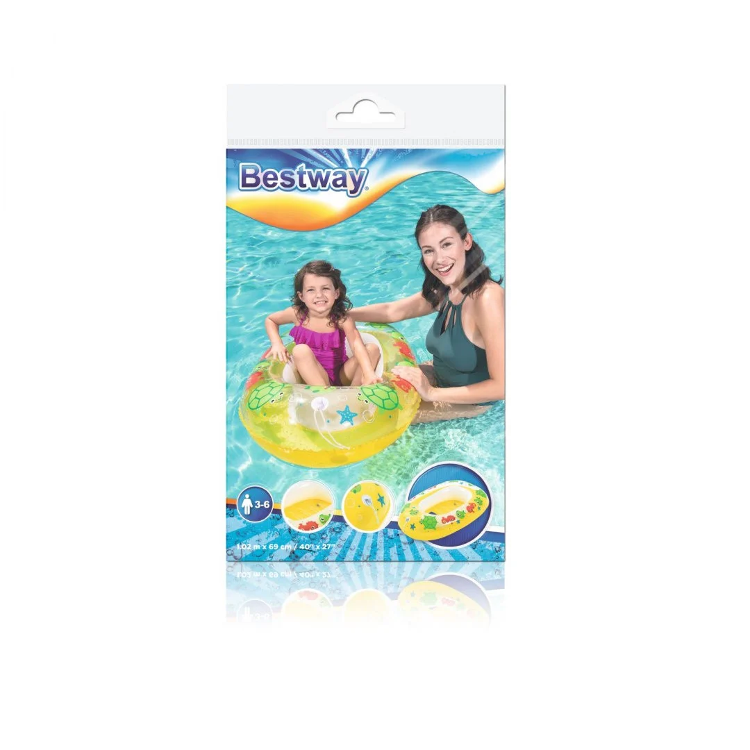 Žuti ponton 102 cm x 69 cm BESTWAY, žuta_6