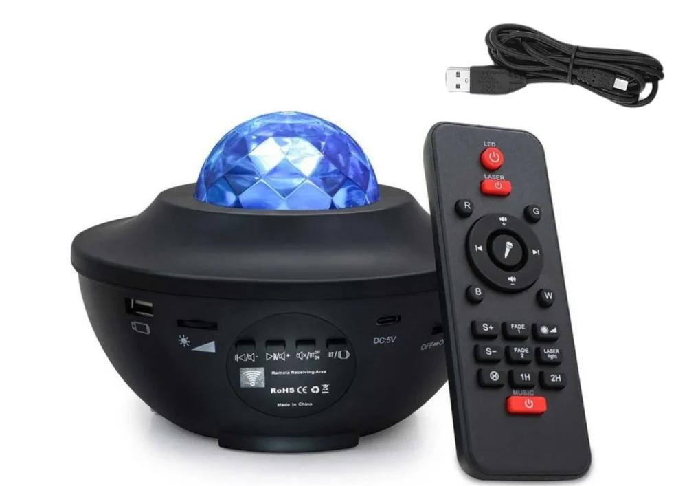 Zvjezdana projektorska LED lampa Bluetooth zvučnik daljinski upravljač_2