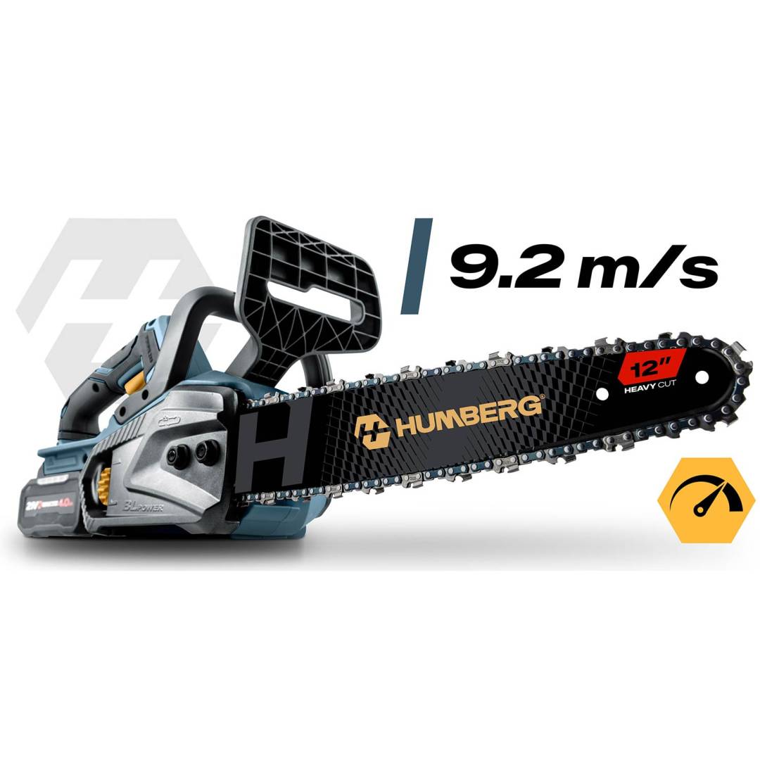 Akumulatorska lančana pila Humberg HM-436 12" 4 Ah_5