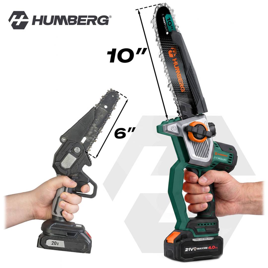 Akumulatorska lančana pila Humberg HM-437 21 V 4 Ah_5