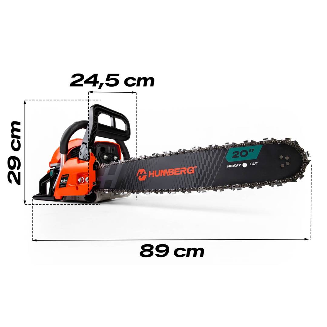 Benzinska lančana pila Humberg HM-660 58 cm³ s vodilicama 16 i 20 inča_14