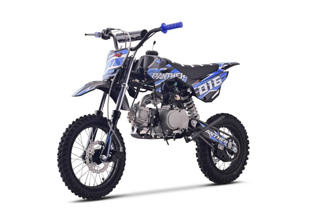 Benzinski motocikl PANTHER 110 cc plavi_1