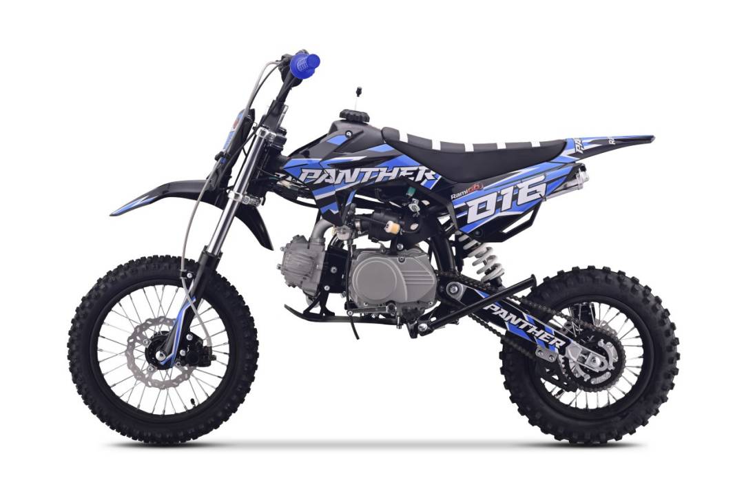 Benzinski motocikl PANTHER 110 cc plavi_2